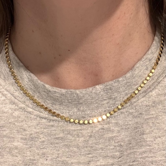 NWOT- Awe Inspired’s Stardust Chain necklace, gold vermeil - Picture 12 of 15